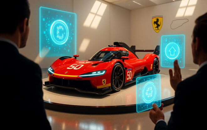Elitarna klientela Ferrari może licytować samochód wyścigowy Le Mans za pomocą cyfrowych tokenów