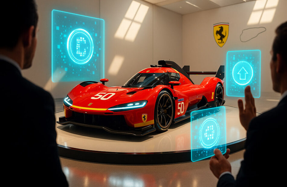 Elitarna klientela Ferrari może licytować samochód wyścigowy Le Mans za pomocą cyfrowych tokenów
