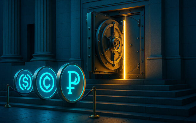 Fed otwiera wąskie drzwi płatności dla emitentów stablecoinów, Arthur Hayes ostrzega przed upadkiem banków