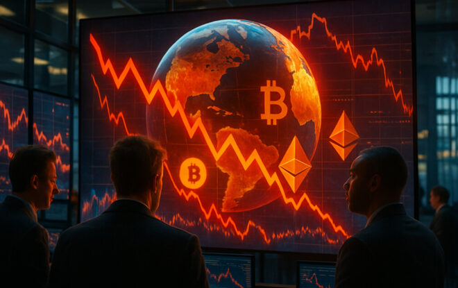 Dlaczego wszystko spadło? Szok makroekonomiczny sprawia, że Bitcoin i inne ryzykowne aktywa stają się czerwone.