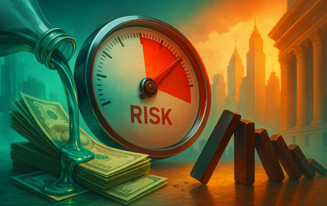 Tańsza gotówka, wyższe ryzyko, gdy kluczowa stopa finansowania w USA nagle spada