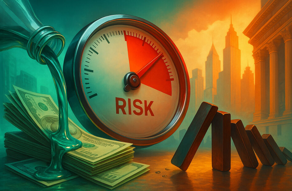 Tańsza gotówka, wyższe ryzyko, gdy kluczowa stopa finansowania w USA nagle spada