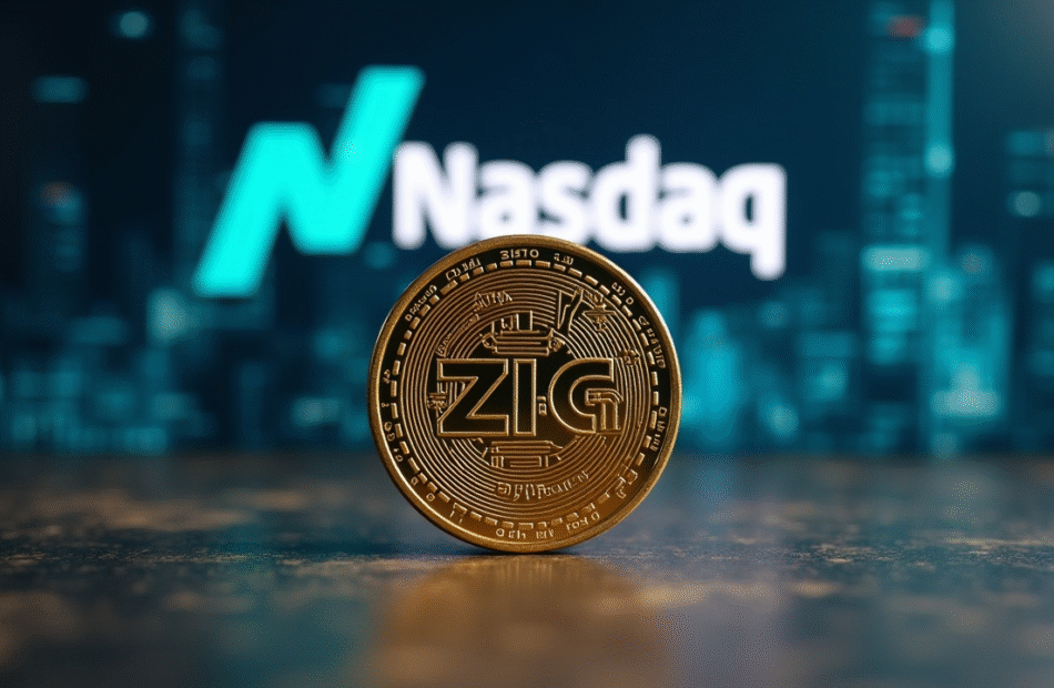 ZIGChain And Nasdaq Logo