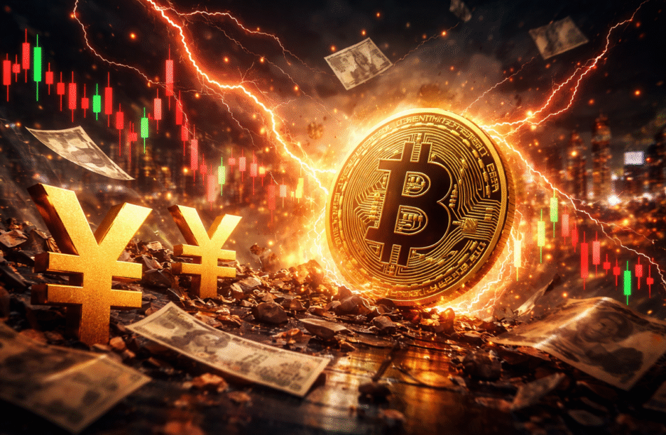 Bitcoin pod presją, ponieważ wycofywanie jena z carry trade uderza w rynki