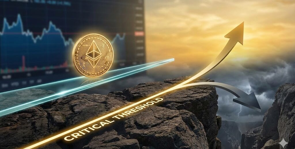 Cena Ethereum balansuje na krytycznym progu, a przed nami ruch kierunkowy