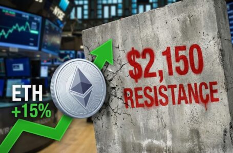 Wzrost ceny Ethereum napotyka opór na poziomie 2150 USD po gwałtownym wzroście o 15%